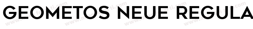 Geometos Neue Regula字体转换